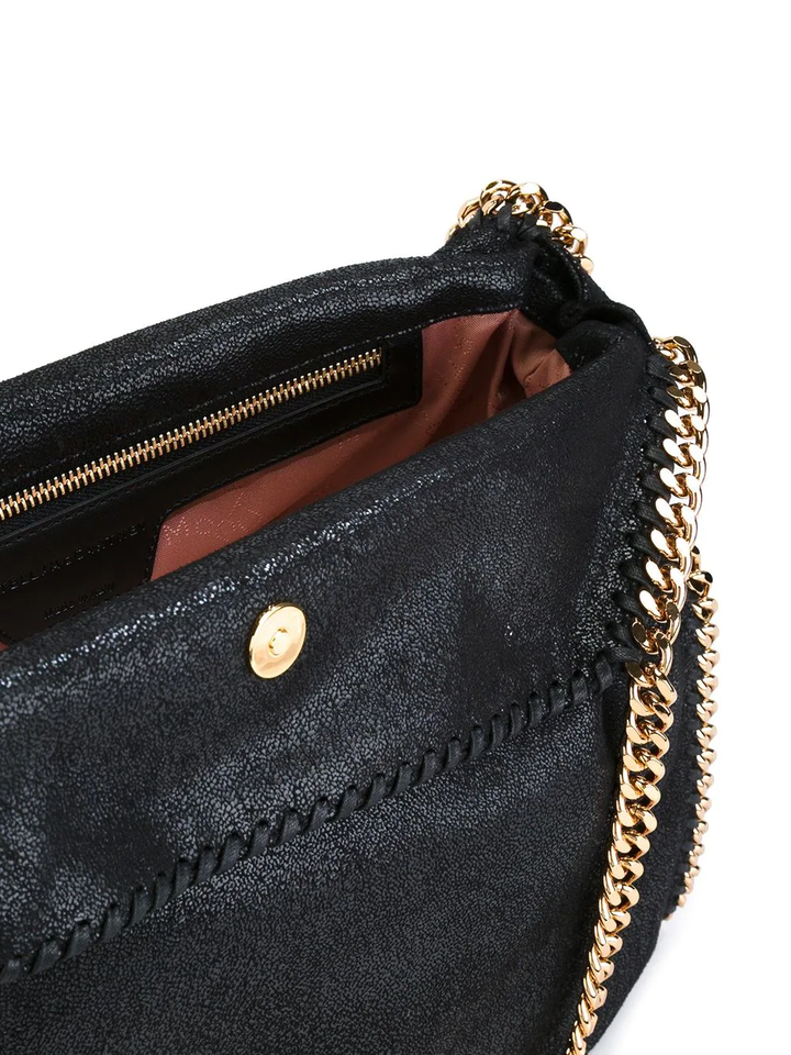 Stella McCartney Falabella Small Tote Shag Gold Black 5