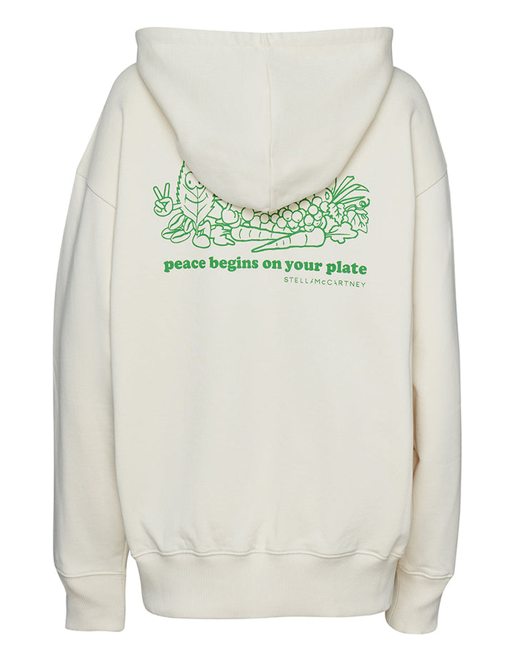 Stella McCartney Powered By Plants Re Edition Sweatshirt Off White 2