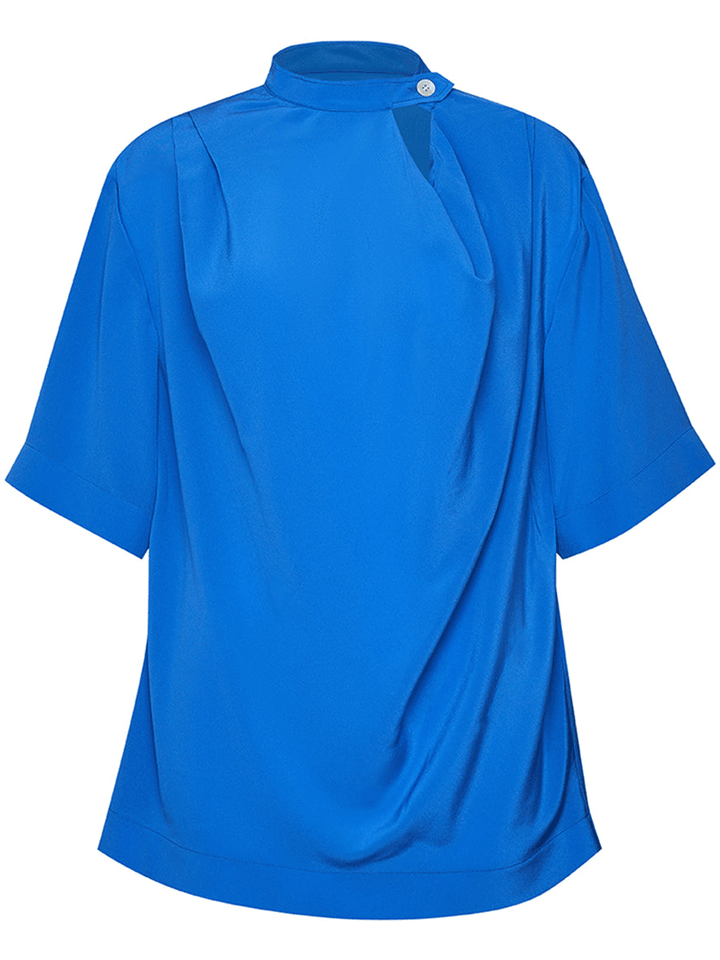 Stella-McCartney-Short-Sleeved-Top-Blue-1