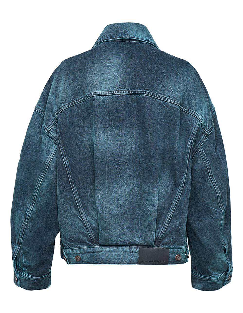 Stella McCartney Tie Dye Oversize Denim Jacket Denim 2