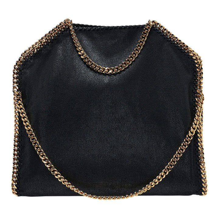 Club21 - Stella McCartney - 3 Chain Eco Shaggy Deer With Gold Chain Tote Bag - TOTES - Black