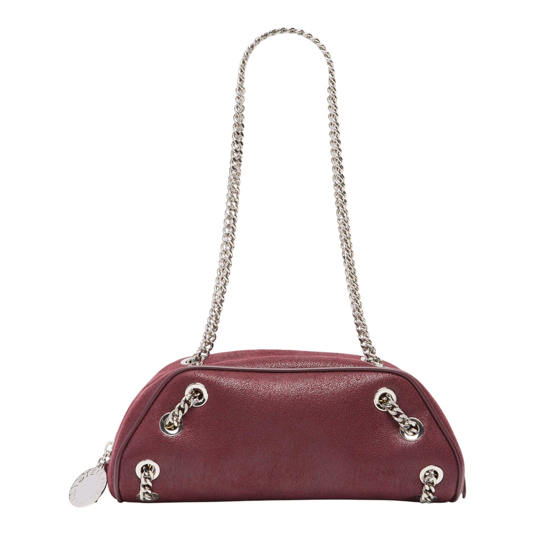 Club21 - Stella McCartney - Falabellla Bowling Bag Eco Shaggy Deer - HANDBAGS - Burgundy
