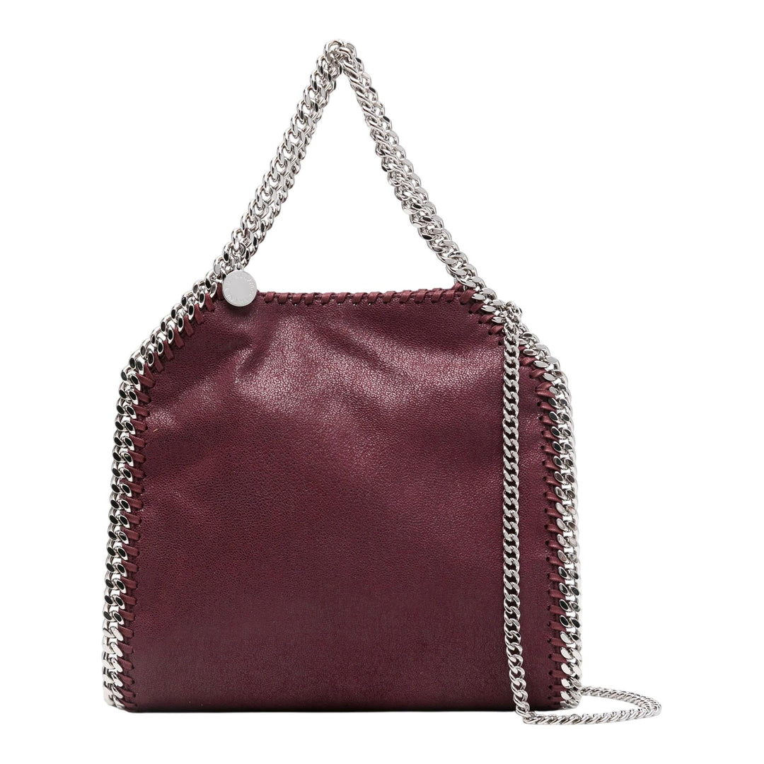 Club21 - Stella McCartney - Falabellla Mini Bag Eco Shaggy - CROSS BODY - Burgundy
