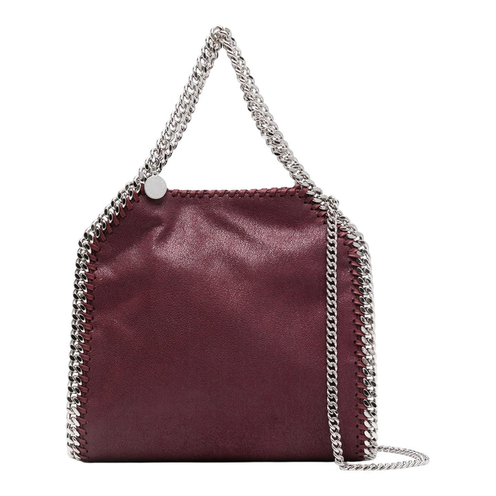 Club21 - Stella McCartney - Falabellla Mini Bag Eco Shaggy - CROSS BODY - Burgundy