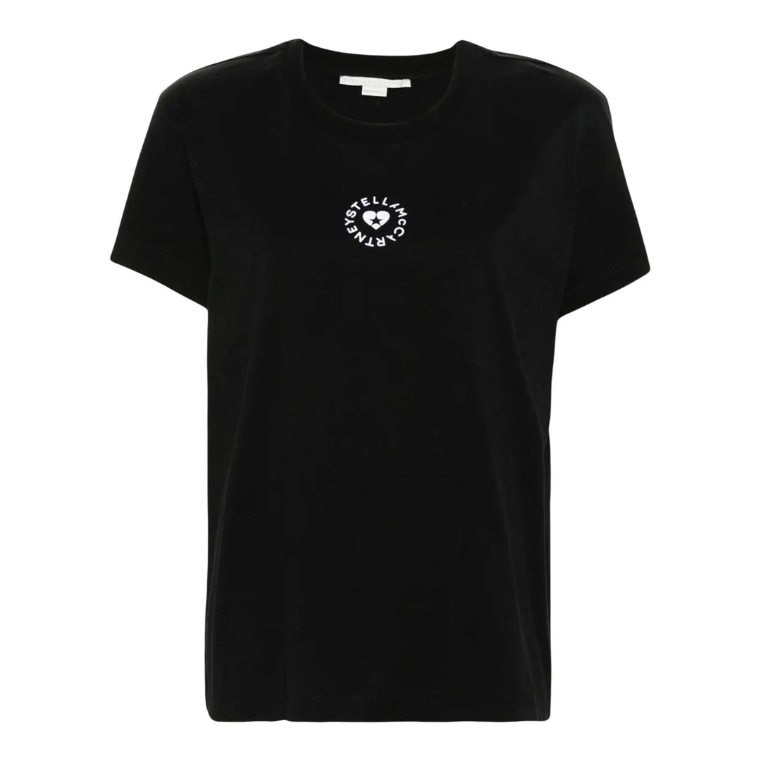 Club21 - Stella McCartney - Iconic Mini Heart T-Shirt - TEES - Black