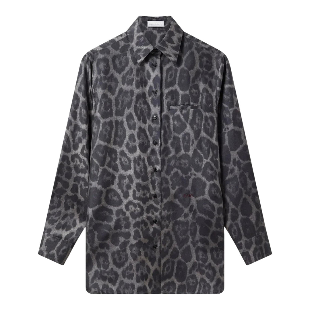 Club21 - Stella McCartney - Leopard Shirt - BLOUSES - Grey