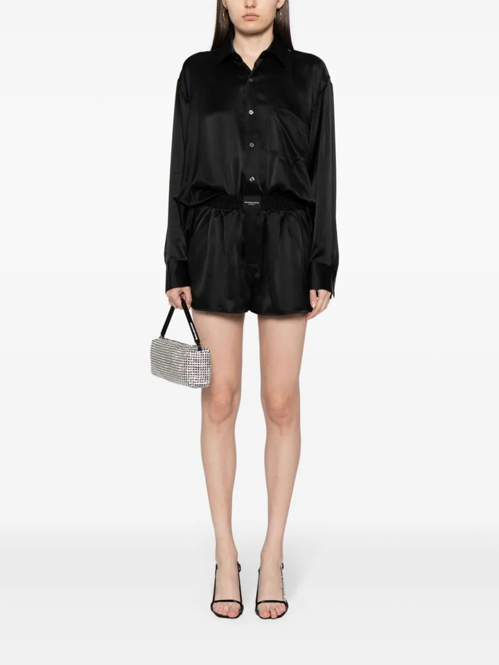 T-By-Alexander-Wang-Button-Up-Boxer-Short-Romper-Black-2