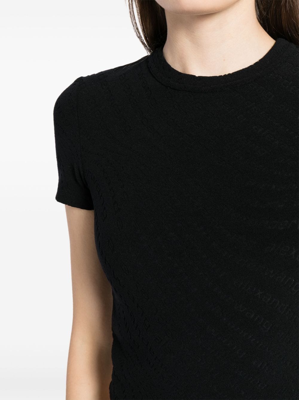 T-By-Alexander-Wang-Crew-Neck-Short-Sleeve-Baby-Tee-Black-5