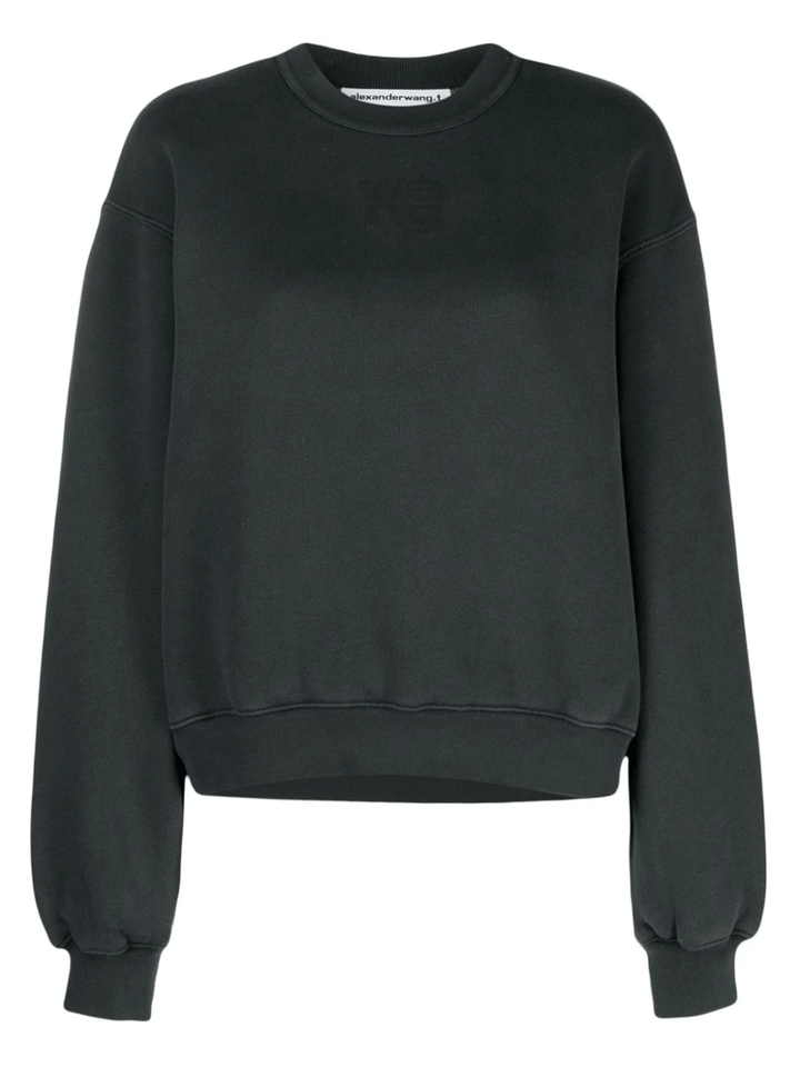 T-By-Alexander-Wang-Essential-Terry-Crew-Sweatshirt-Grey-1