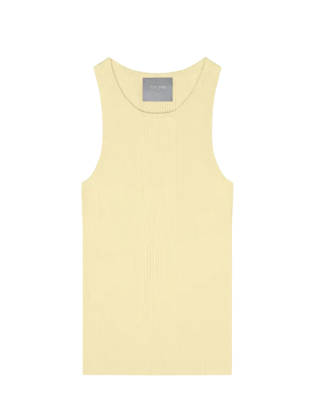 TEAMWANGdesignISEETHELIGHTS_RibbedTankTop_Offwhite