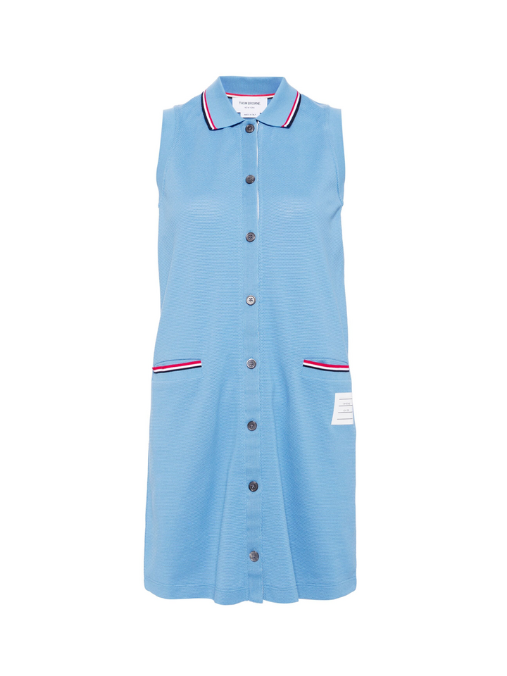 THOM_BROWNE_Sleeveless_Point_Collar_Dress-Blue