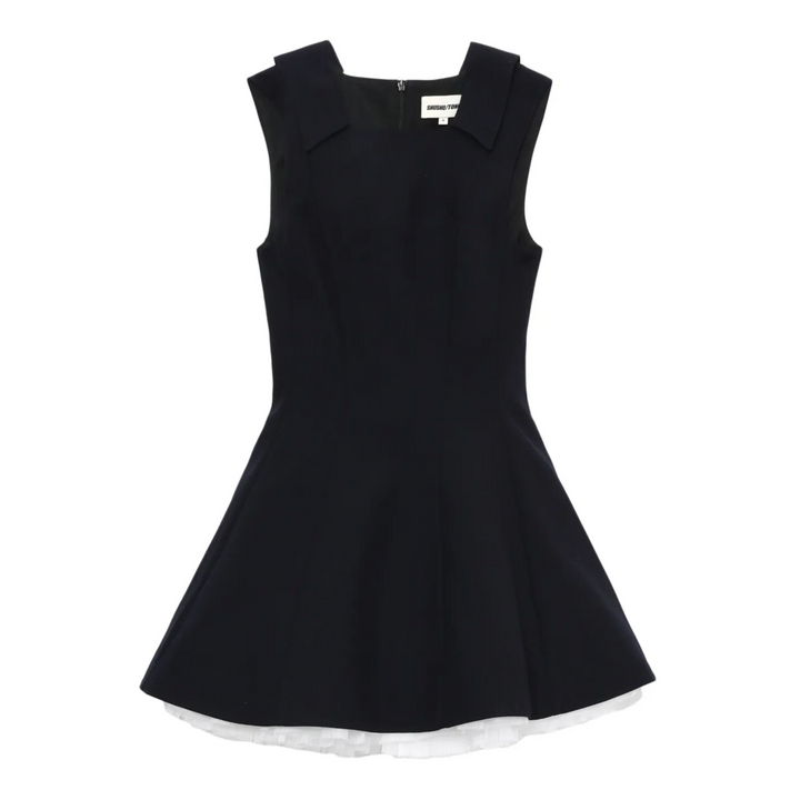 Puffy Sleeveless Dress