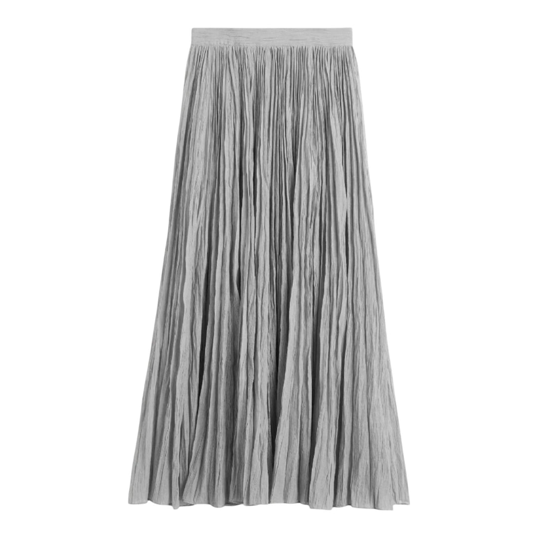 Club21 - TOTEME - Crinkled Plisse Skirt - SKIRTS - Grey