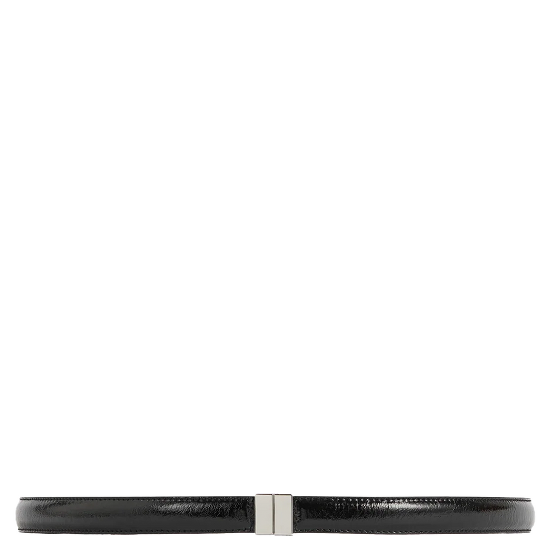 Slide Clasp Naplack Leather Belt