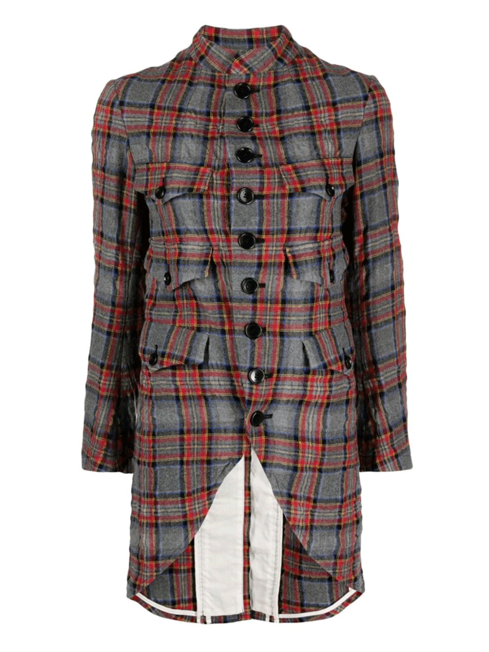 Tao-Yarn-Dyed-Wool-Cotton-Tartan-Jacket-Red-1