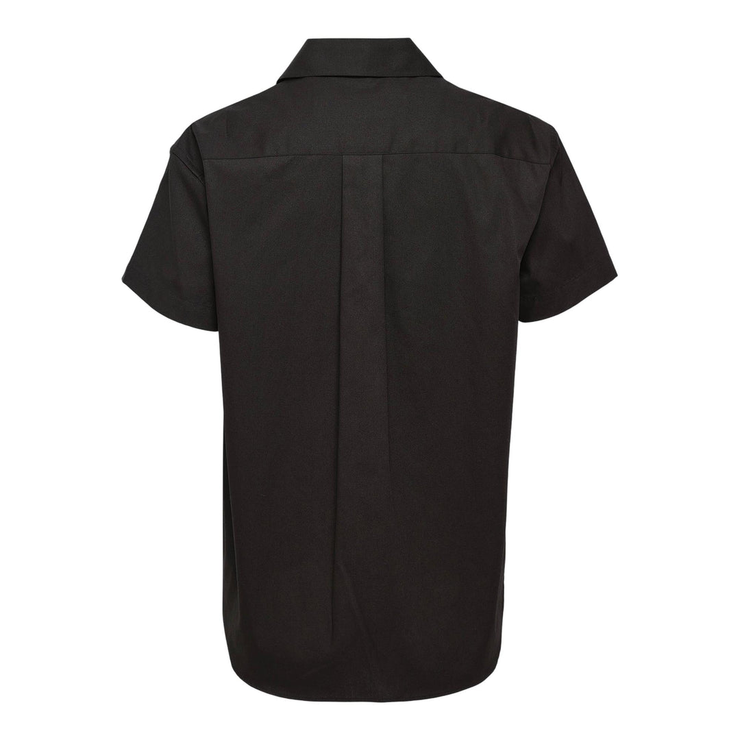 Club21 - Tao - Cotton Broad X Polyester Satin Top - BLOUSES - Black