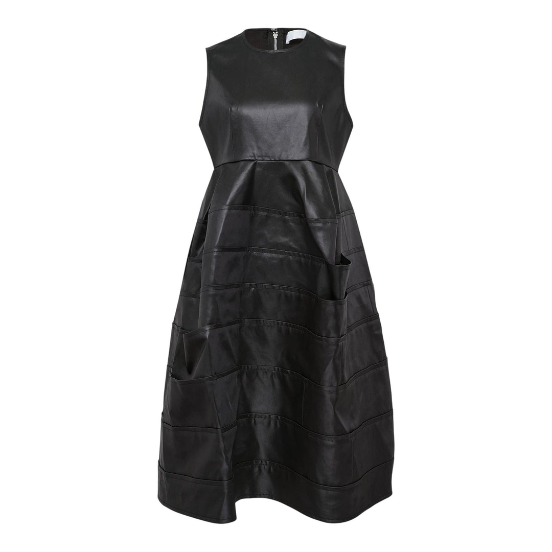 Club21 - Tao - Polyester Satin Chintz Finish Dress - KNIT DRESSES - Black