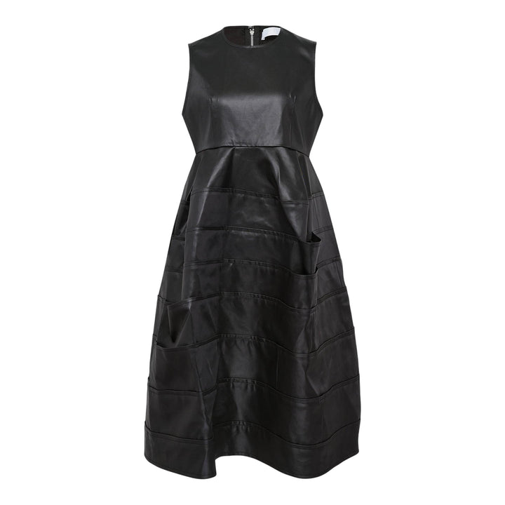 Club21 - Tao - Polyester Satin Chintz Finish Dress - KNIT DRESSES - Black