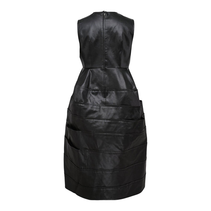 Club21 - Tao - Polyester Satin Chintz Finish Dress - KNIT DRESSES - Black