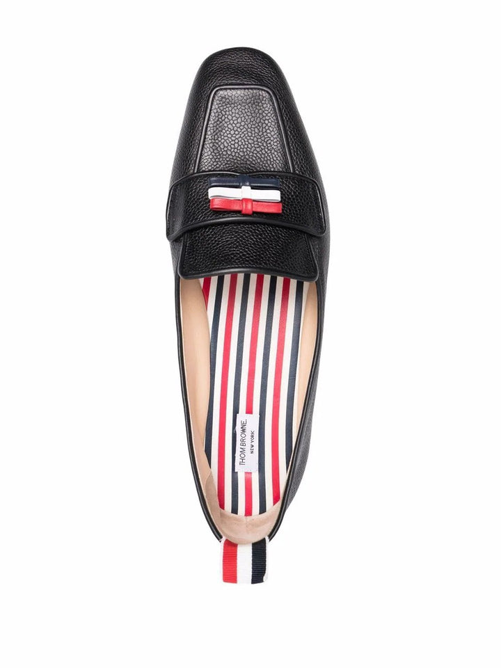 Thom-Browne-3-Bow-Loafer-With-Flexible-Leather-Black-4