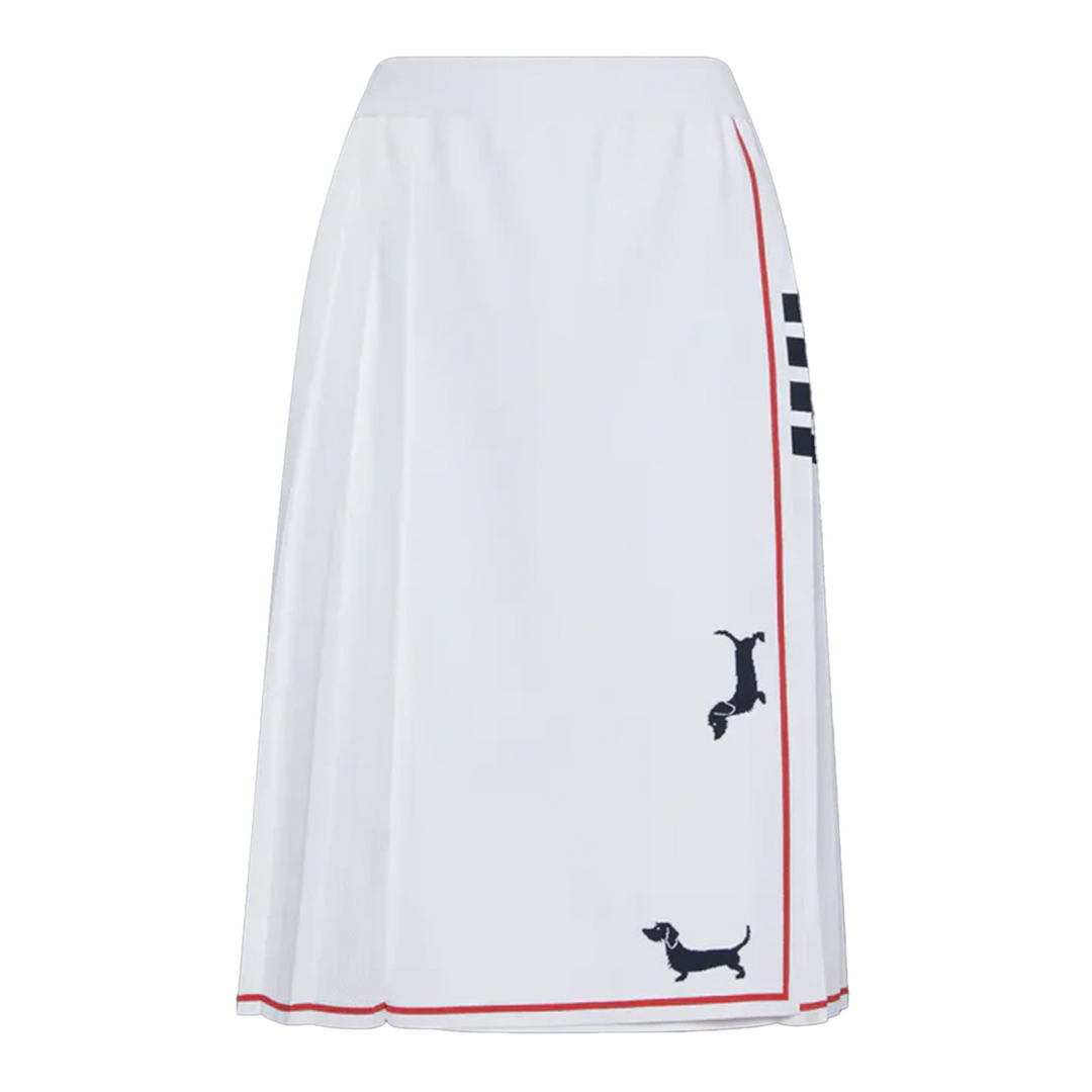 4-Bar Pleated Hector Skirt