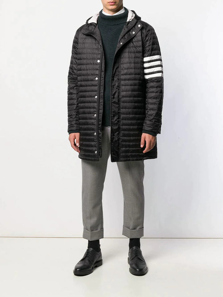 Thom-Browne-4-Bar-Stripe-Downfill-Quilted-Coat-Black-2