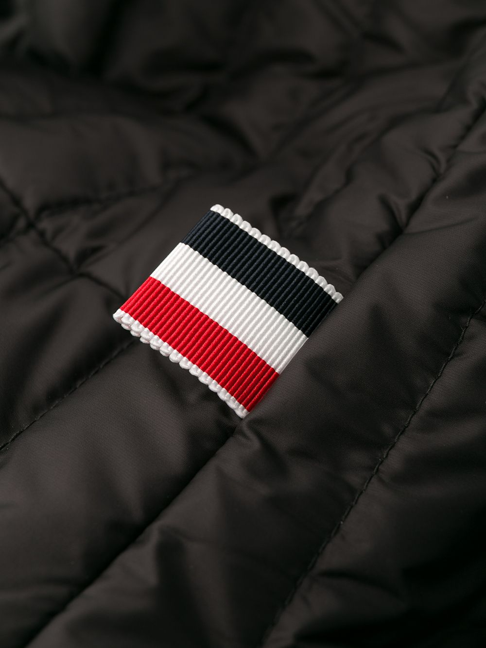 Thom-Browne-4-Bar-Stripe-Downfill-Quilted-Coat-Black-7