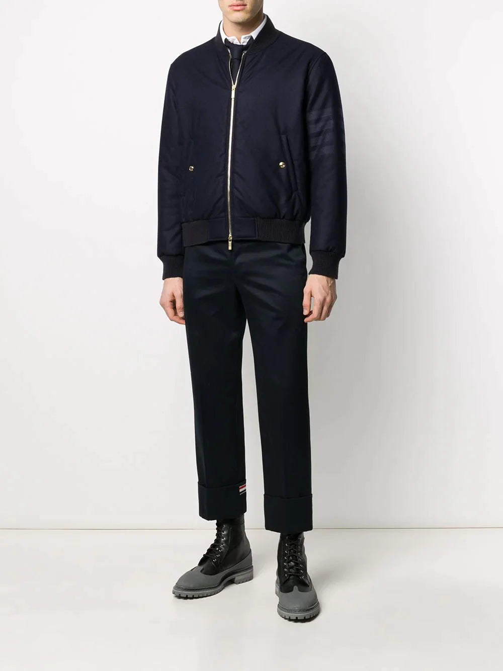 Thom Browne Beltloop Straight Leg Trouser Navy 2