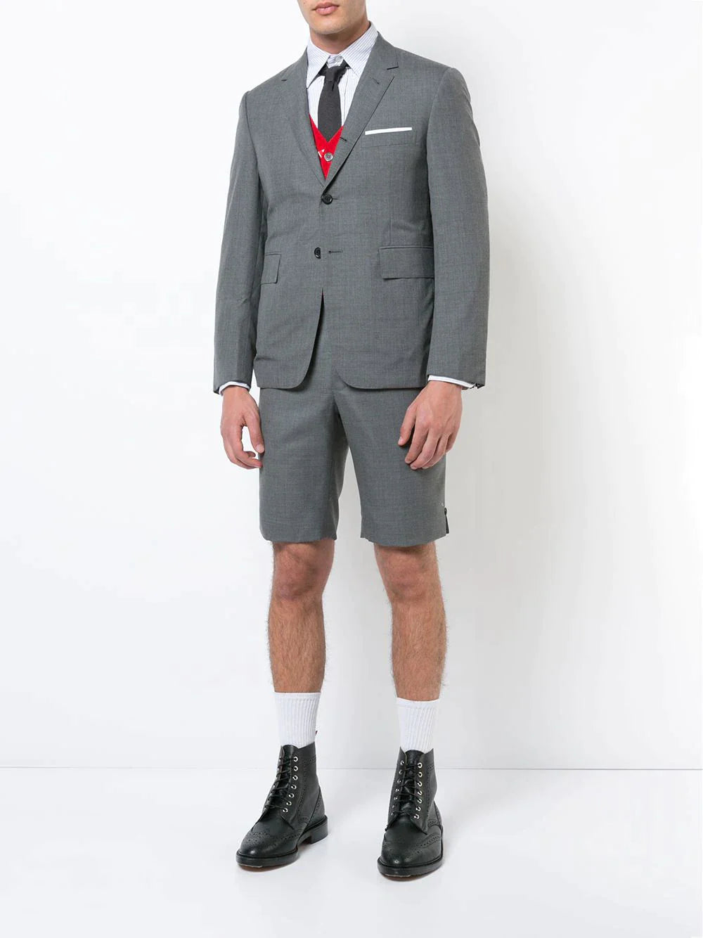 Thom Browne Classic Backstrap Shorts Grey 2