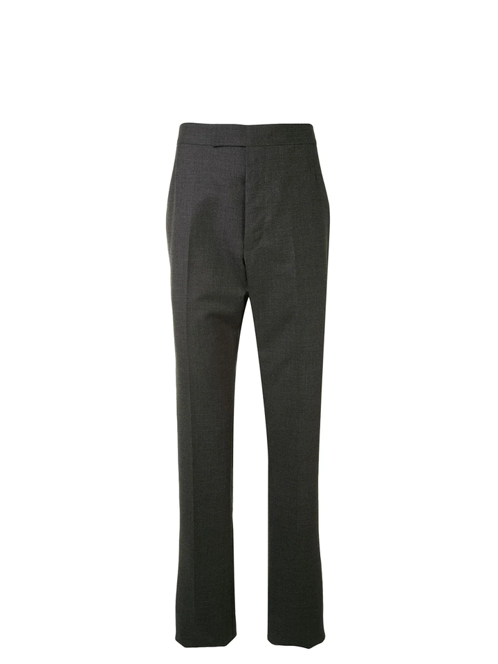 Thom Browne Classic Backstrap Trousers Charcoal 1