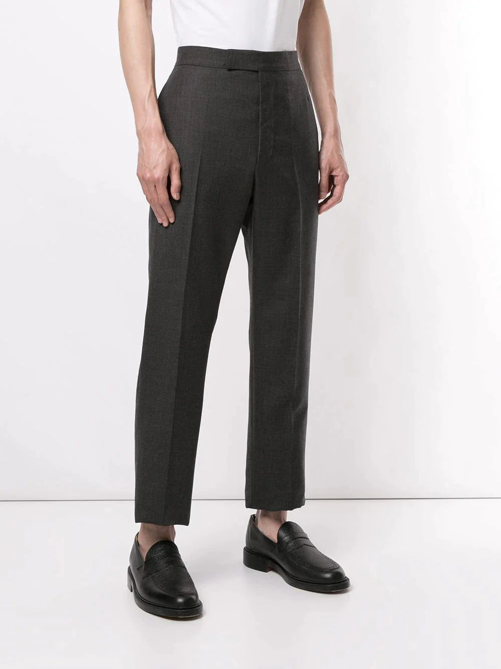 Thom Browne Classic Backstrap Trousers Charcoal 3