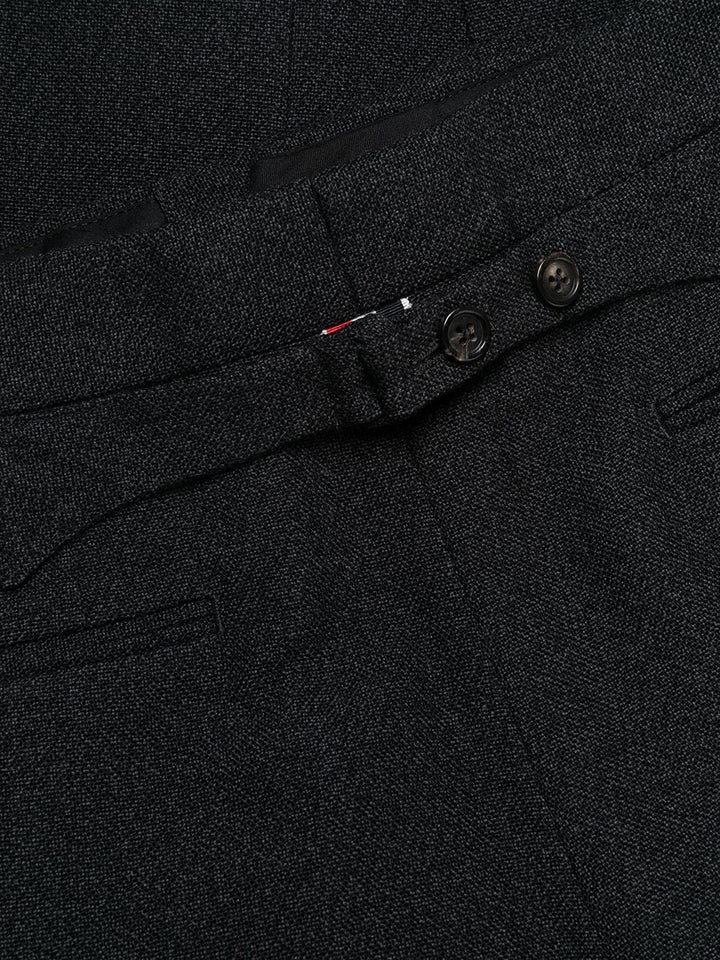 Thom Browne Classic Backstrap Trousers Charcoal 6