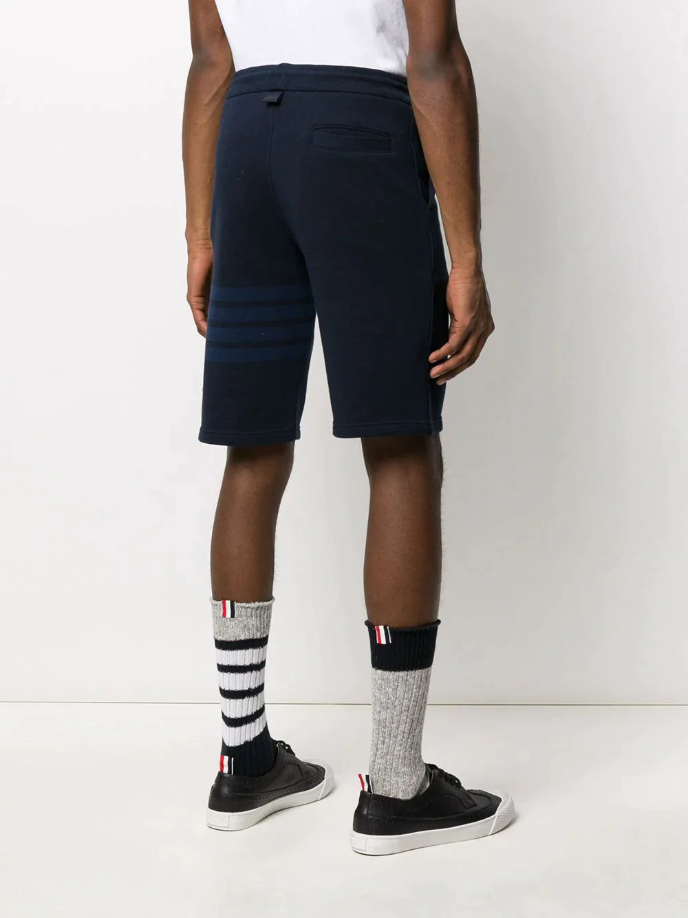 Thom Browne Classic Sweat Shorts In Tonal Navy 4