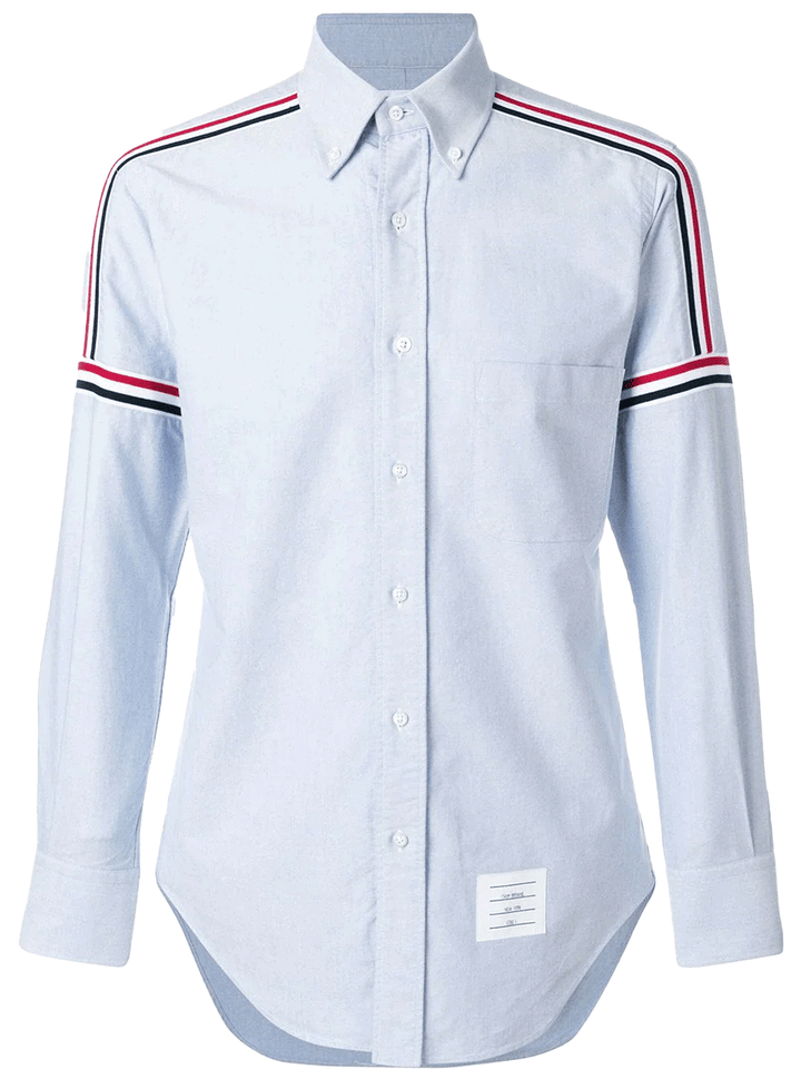    Thom-Browne-Elastic-Stripe-Seamed-Classic-Shirt-Light-Blue-1