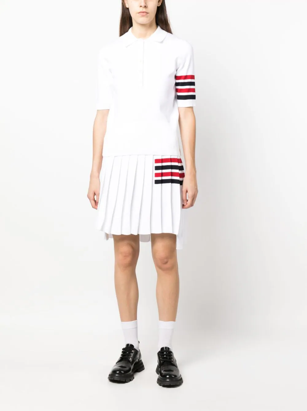 Thom-Browne-Full-Needle-Pleated-Mini-Skirt-White-2