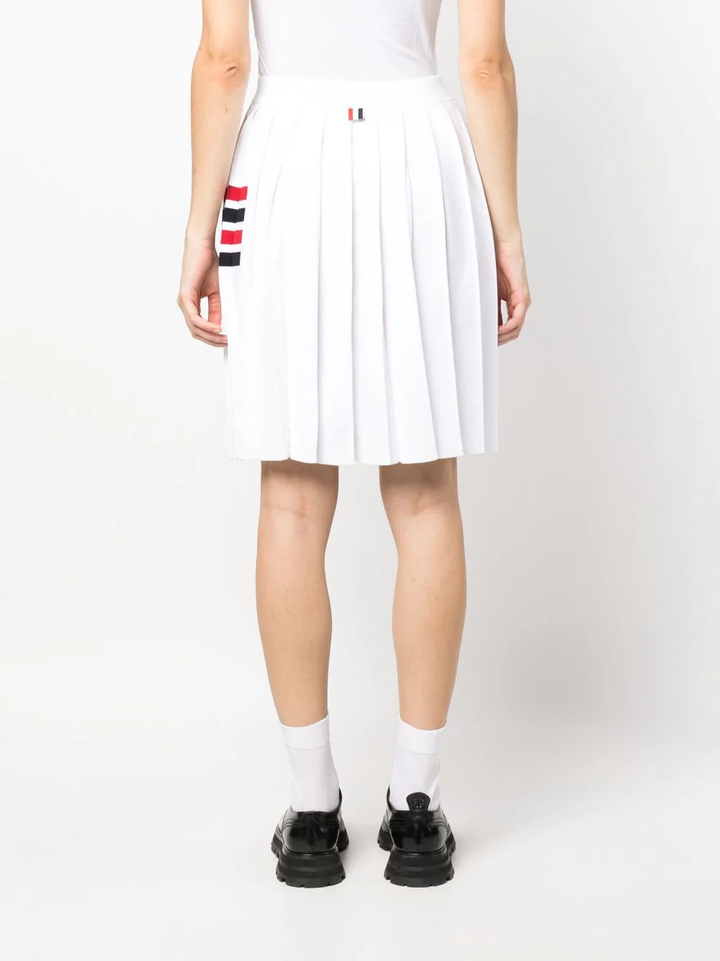 Thom-Browne-Full-Needle-Pleated-Mini-Skirt-White-4