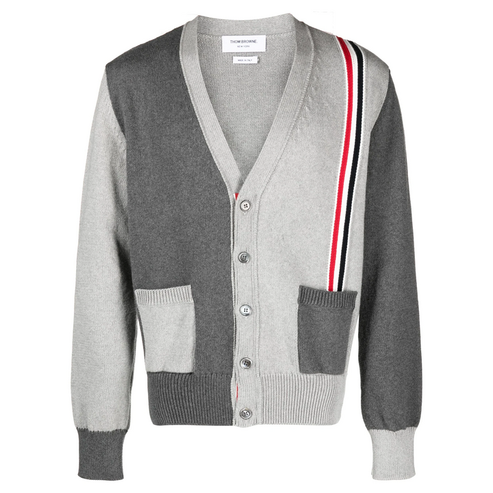 Fun Mix Jersey Stitch Relaxed Cardigan Men