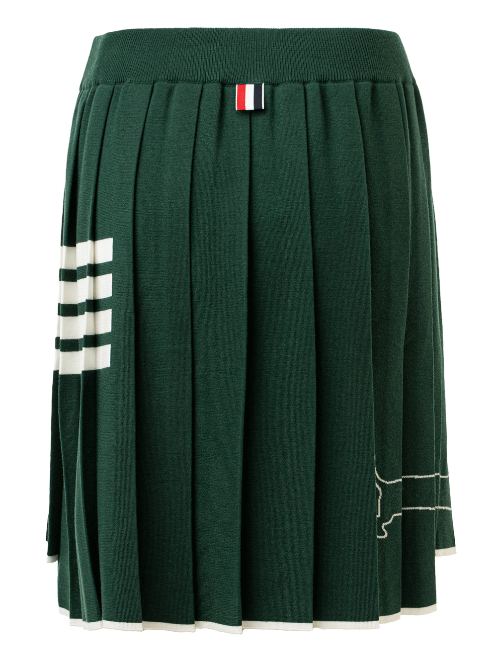 Thom-Browne-Hector-Icon-Pleated-Mini-Skirt-Green-2