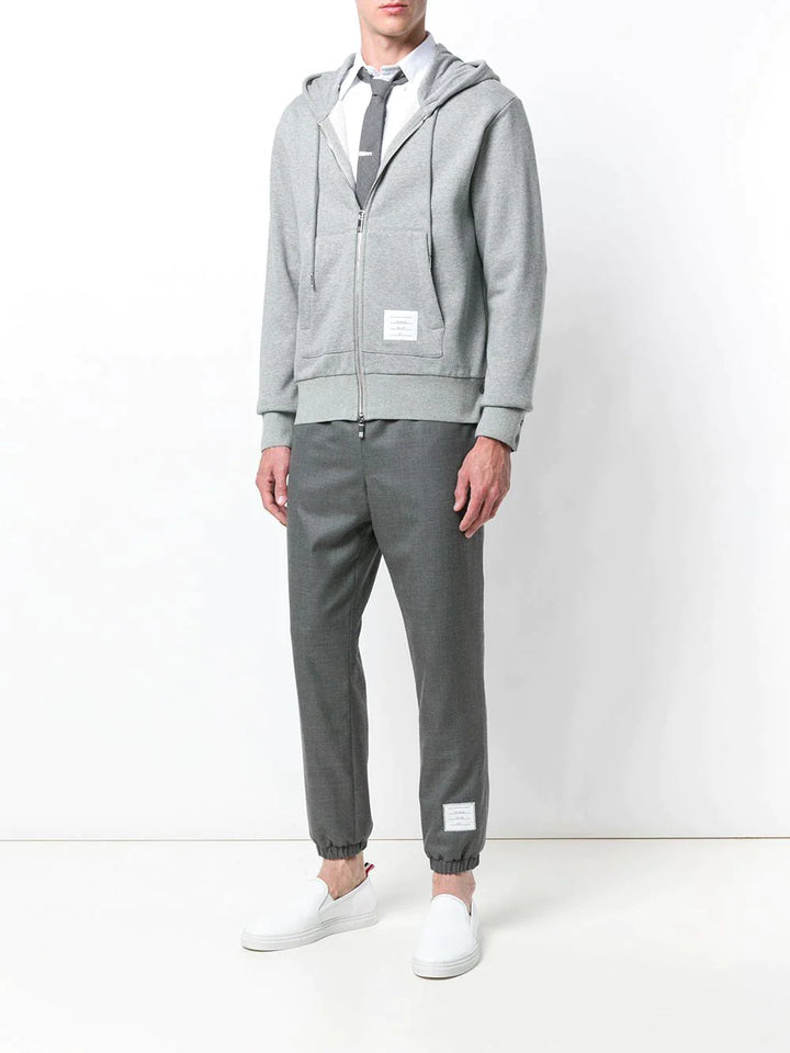 Thom-Browne-Hoodie-Zip-Up-Pullover-Light-Grey-2