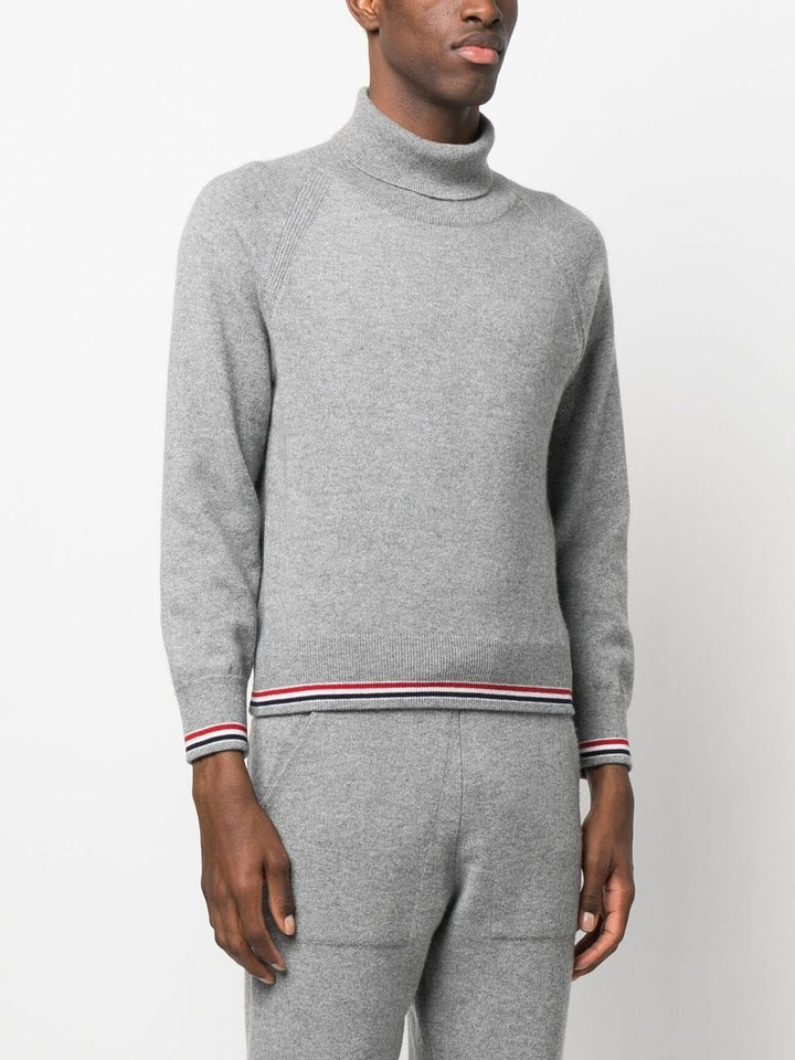 Thom-Browne-Jersey-Float-Jacquard-Stitch-Top-Light-Grey-3