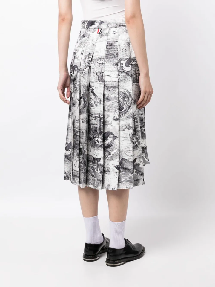 Thom-Browne-Knee-Length-Classic-Pleated-Skirt-Others-4