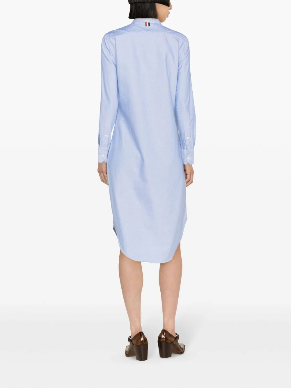 Thom-Browne-Knee-Length-Point-Collar-Shirt-Light-Blue-4