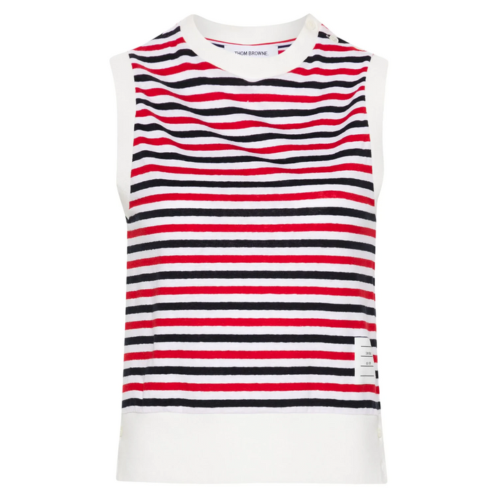 Linen Jersey Shell Top Women