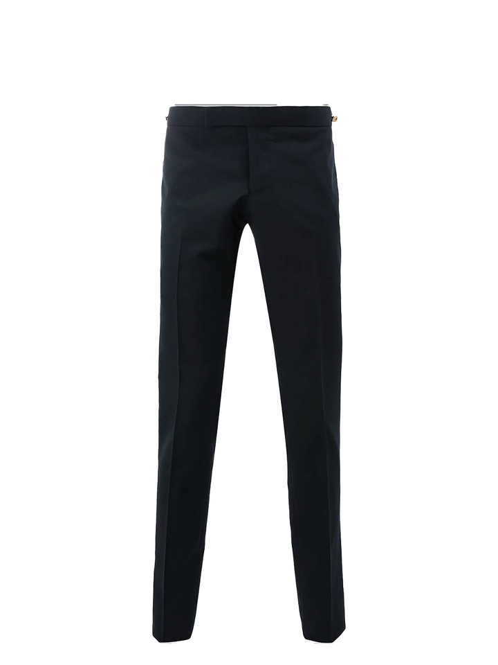 Thom Browne Low Rise Skinny Trousers Navy 1