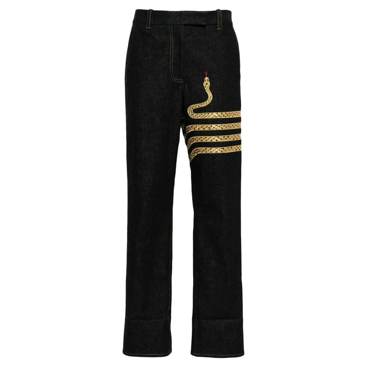 Lunar New Year Denim Trouser