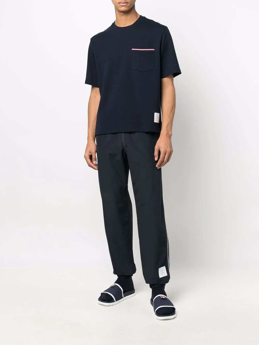 Thom-Browne-Oversized-Short-Sleeve-Pocket-Tee-Navy-2