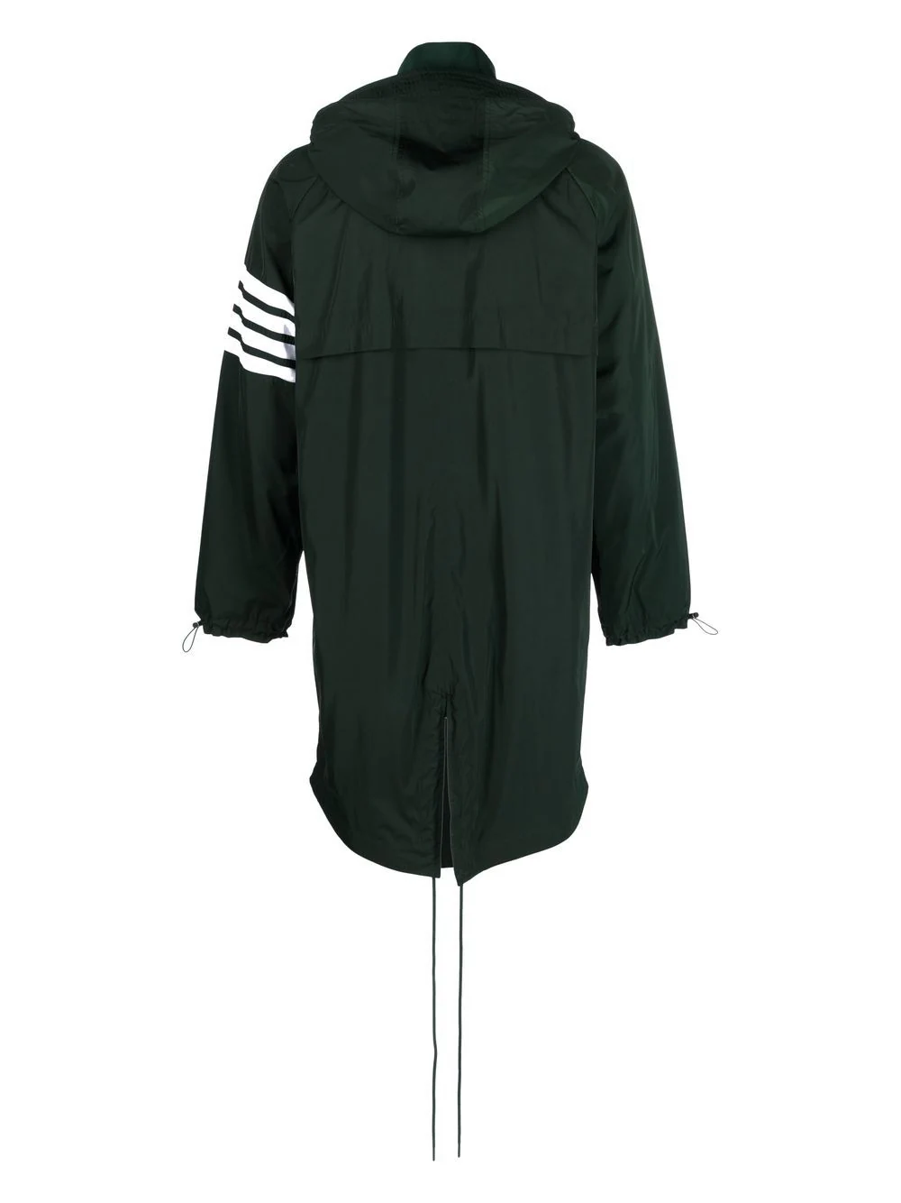 Thom-Browne-Raglan-Sleeve-Hooded-Parka-Coat-Green-2