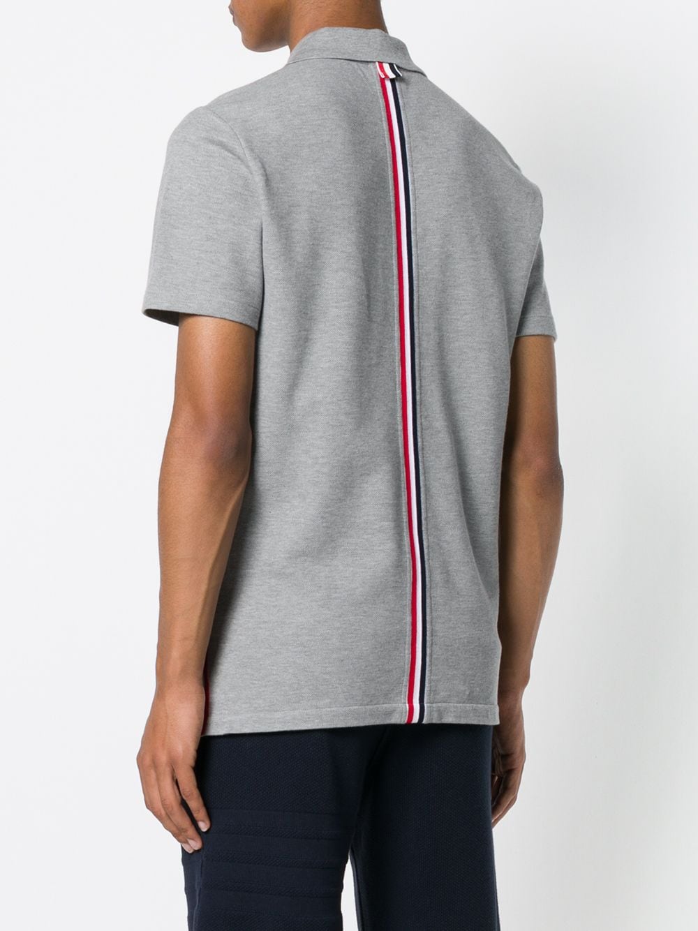 Thom-Browne-Relaxed-Fit-Polo-Light-Grey-4