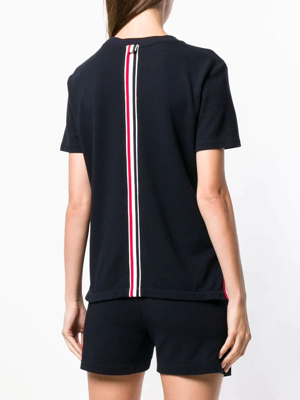 Thom Browne Relaxed Fit Short Sleeve Tee Navy 4