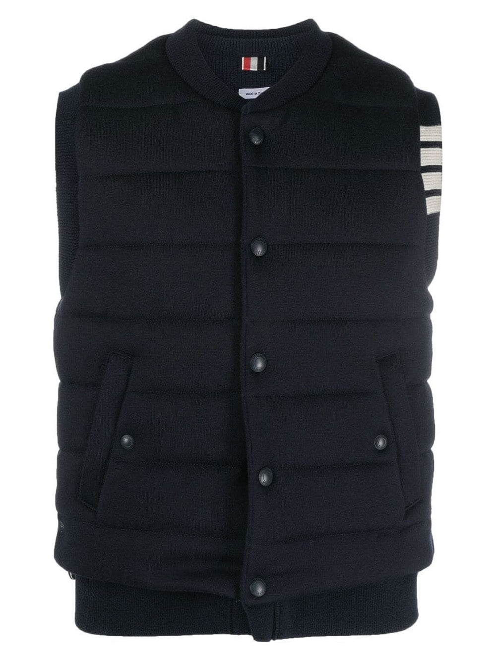       Thom-Browne-Reversible-Downfill-Vest-Navy-1
